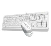 A4-Tech Kablolu Set Beyaz (F1010-B)