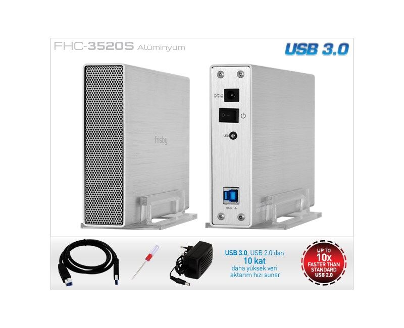 Frisby FHC-3520S 3.5'' SATA için USB 3.0 Harici
