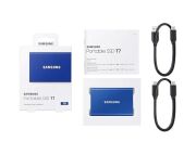 Samsung T7 1TB Usb 3.2 Gen 2 Type-C Mavi