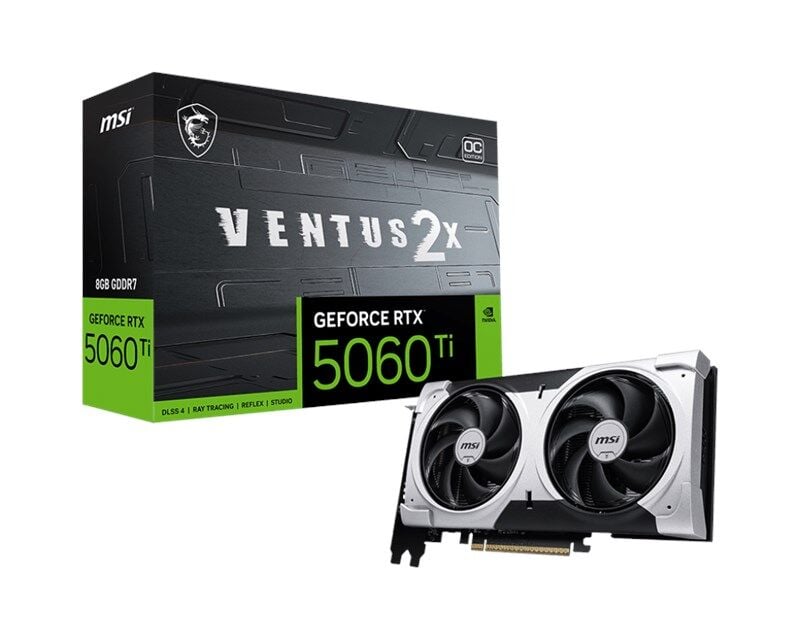 MSI GeForce RTX 5060 TI 8G Ventus 2X Plus GD7 128B