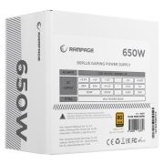 Everest Rampage Mate 650W 80+ Bronze Beyaz