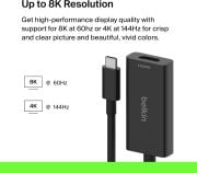 Belkin USB-C - HDMI 2.1 Adaptörü (8K, 4K, HDR uyumlu) Kargo Bedava