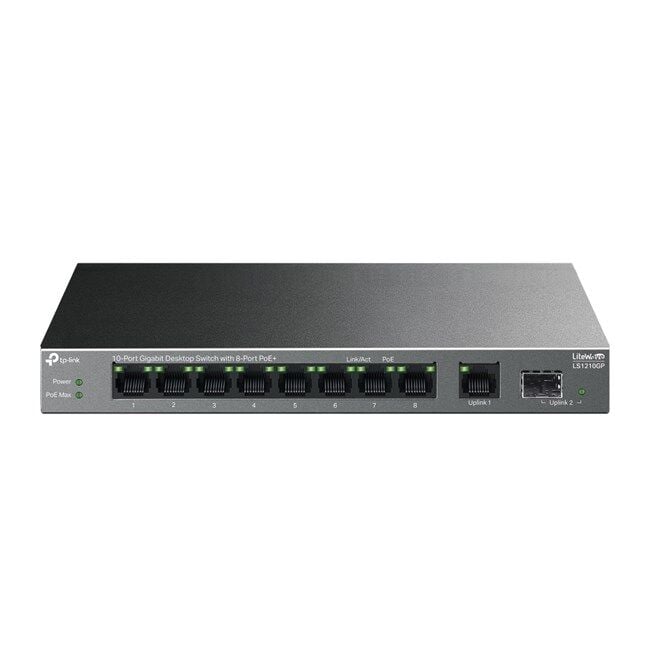 Tp-Link LS1210GP 10 Port Gigabit Switch