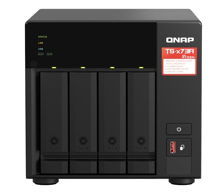 QNAP TS-473A-8G (4x3.5'') Tower NAS