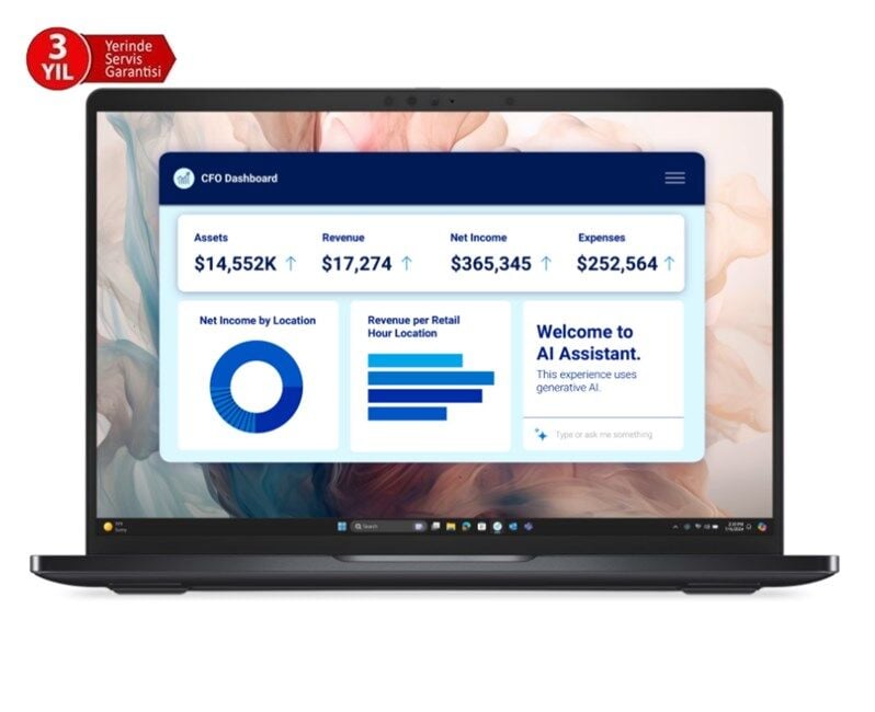 Dell Pro 13 Premium Ultra7 268V-13''-32G-512SSD-WPr