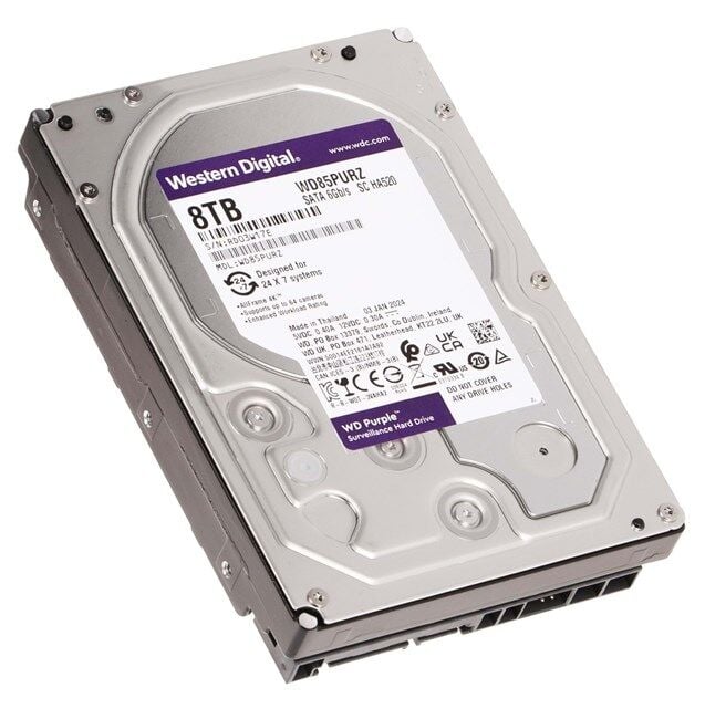 WD Purple 8TB 5640Rpm 256MB -WD85PURZ