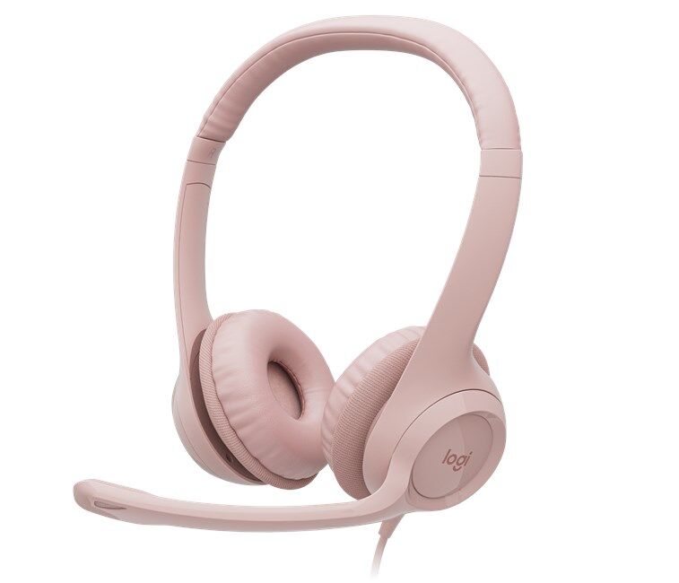 Logitech H390 Kablolu Kulaklık Pembe 981-001281