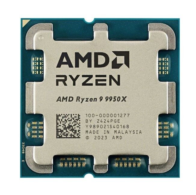 Amd Ryzen 9 9950X AM5Pin 170W Fansız (Tray)