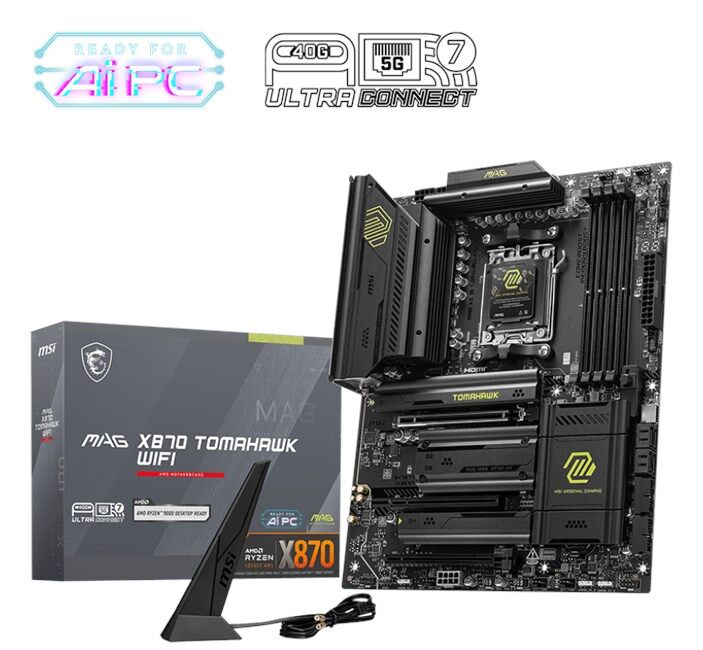 MSI Mag X870 Tomahawk Wifi AM5 D5 Hdmi Type-C