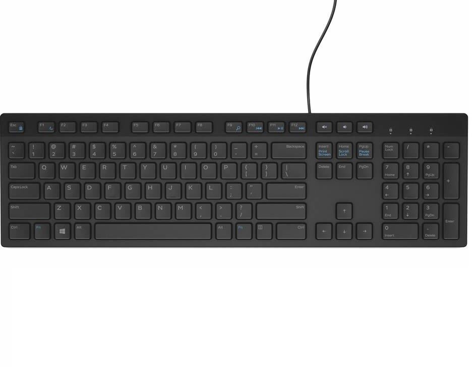 Dell KB216 Kablolu Klavye Siyah (580-ADHQ)