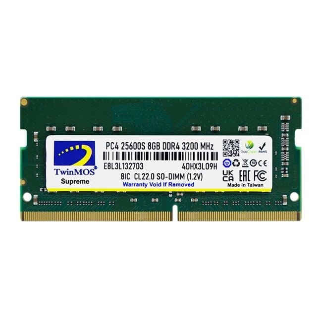 TwinMOS 8GB DDR4 3200MHz (MDD48GB3200N) (NB)