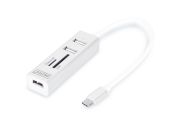 Digitus DA-70243 TypeC to 3 Port USB2.0-Kart Okycu