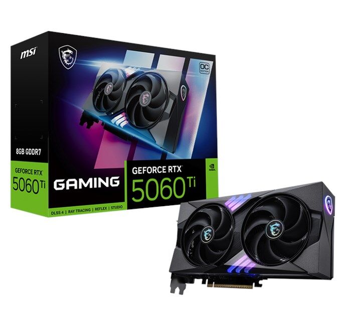 MSI GeForce RTX 5060TI Gaming 8G OC GD7 128Bit