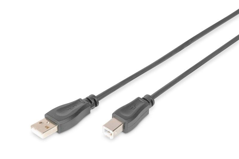 Digitus Yazıcı Kablosu Zırhlı Siyah USB 2.0 (5m)