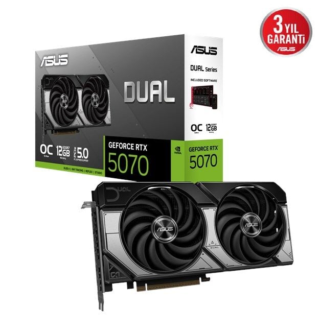 Asus GeForce RTX 5070 12G Dual OC GD7 192Bit