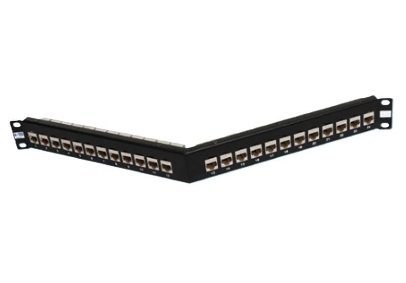 HCS 24 Port Çapraz Boş Patch Panel (P00-02430-1U)