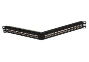 HCS 24 Port Çapraz Boş Patch Panel (P00-02430-1U)
