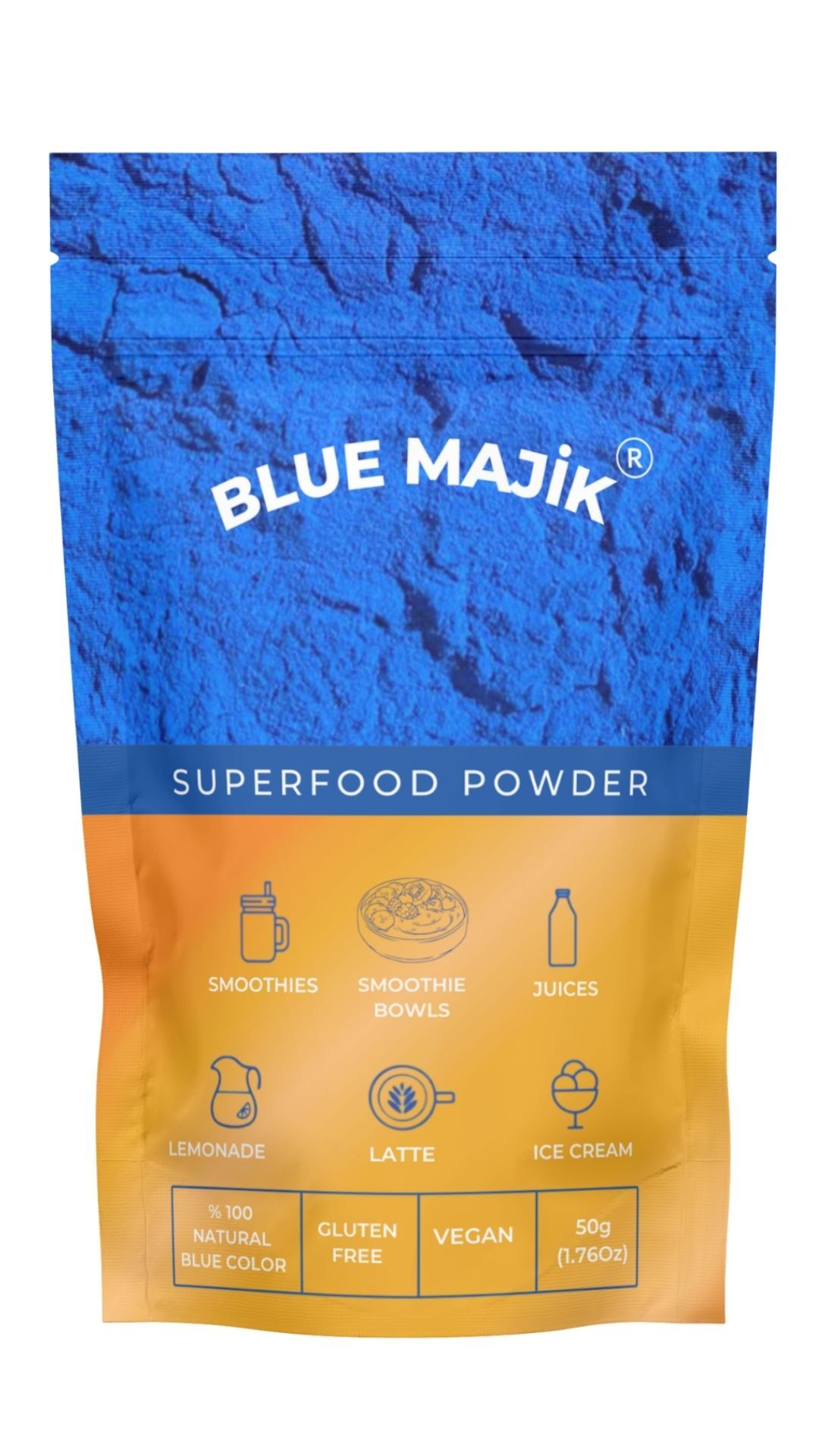 Blue Majik Superfood Powder 50 gr Ücretsiz Kargo